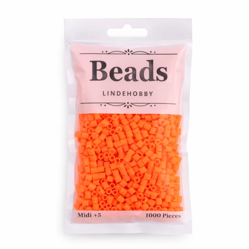 LindeHobby Beads Neon 01 Orange