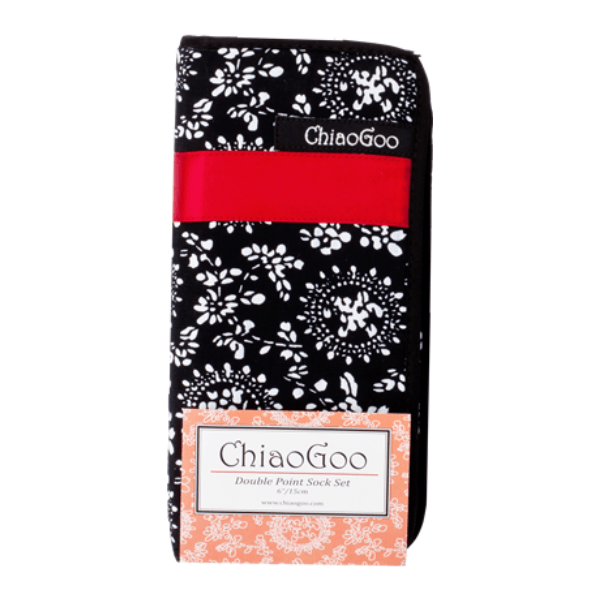 ChiaoGoo Ensemble d'Aiguilles à Double Pointe en Acier Inoxydable, 15 cm (2.00-3.25 mm)