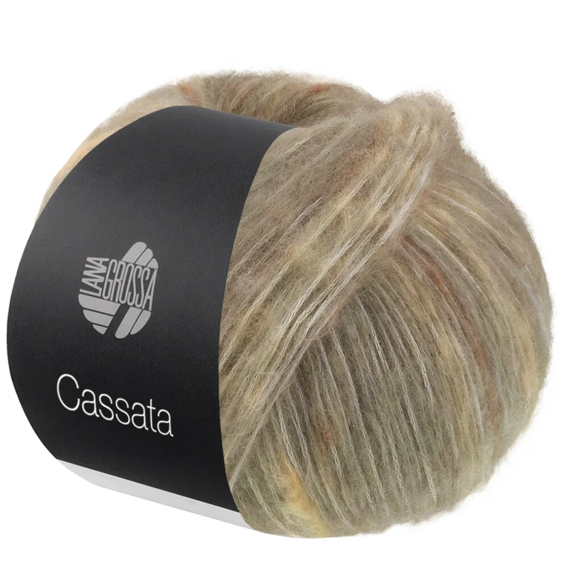 Lana Grossa Cassata 17 Gris vert/pêche/nougat/gris clair