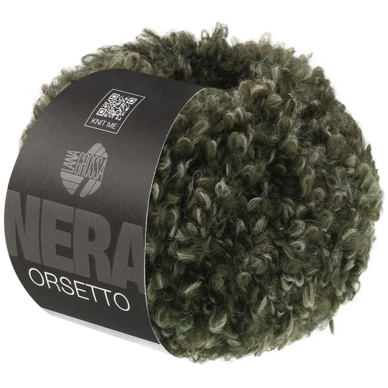 Lana Grossa Orsetto 108 Vert forêt/Vert gris