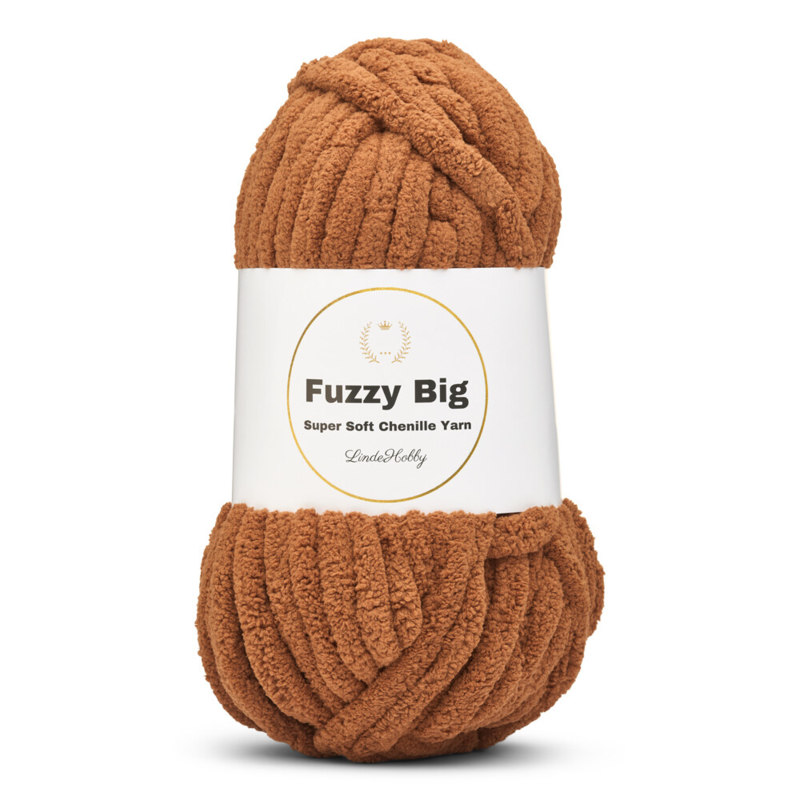 LindeHobby Fuzzy Chenille BIG 29 Café