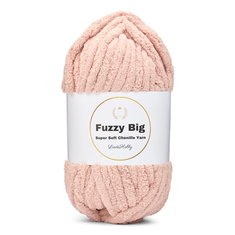 LindeHobby Fuzzy Chenille BIG 24 Beige rosé