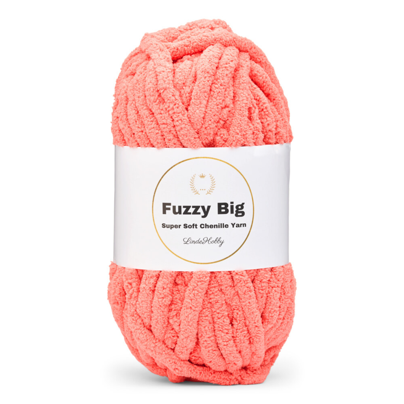 LindeHobby Fuzzy Chenille BIG 33 Saumon foncé
