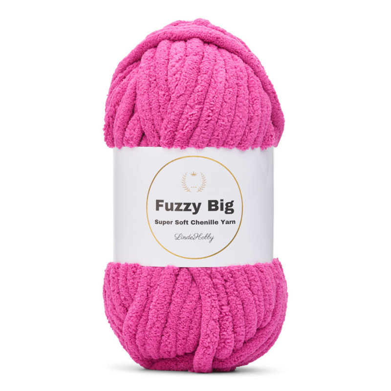 LindeHobby Fuzzy Chenille BIG 44 Fuchsia clair