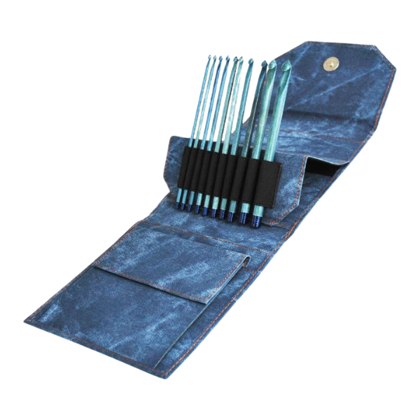 LYKKE Coffret de Crochets Indigo, Bleu, 15 cm