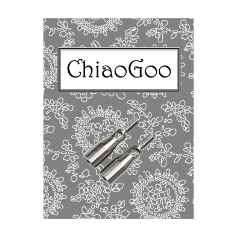 ChiaoGoo Adaptateur pour Aiguilles Circulaires Interchangeables, 2 pcs