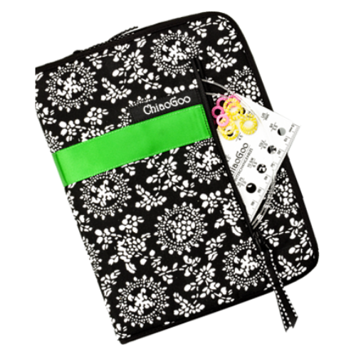 ChiaoGoo Coffret D’Aiguilles Circulaires Interchangeables Spin Bambou Complete 10 cm