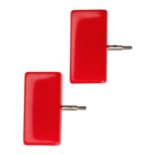 ChiaoGoo Arrêts De Câble, 2 Pcs Mini Rouge
