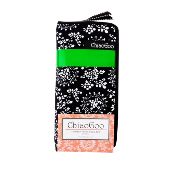 ChiaoGoo Set d’Aiguilles Doubles Pointes Bambou Patina, 15 cm