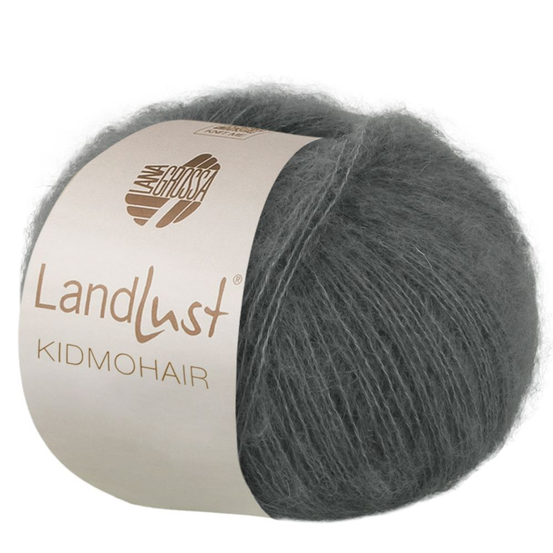 Lana Grossa Landlust Kidmohair 18 Gris foncé