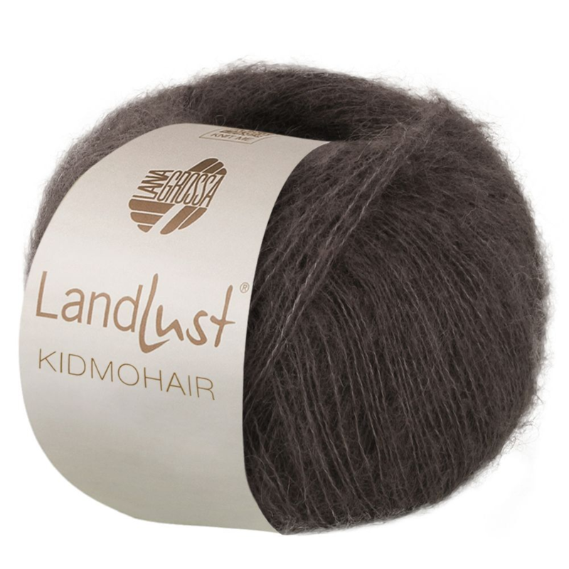 Lana Grossa Landlust Kidmohair 19 Brun gris