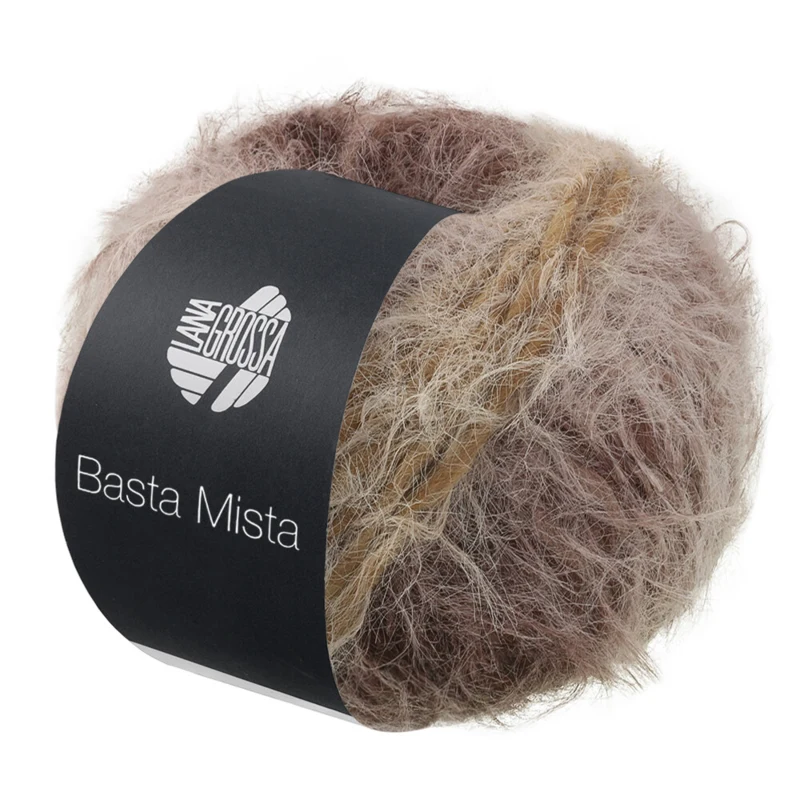 Lana Grossa Basta Mista 118 Taupe/brun gris/moka/beige gris/beige clair
