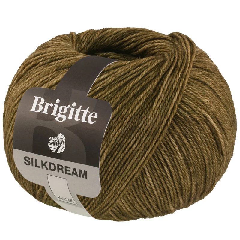 Lana Grossa Brigitte Silkdream 18 Olive foncé