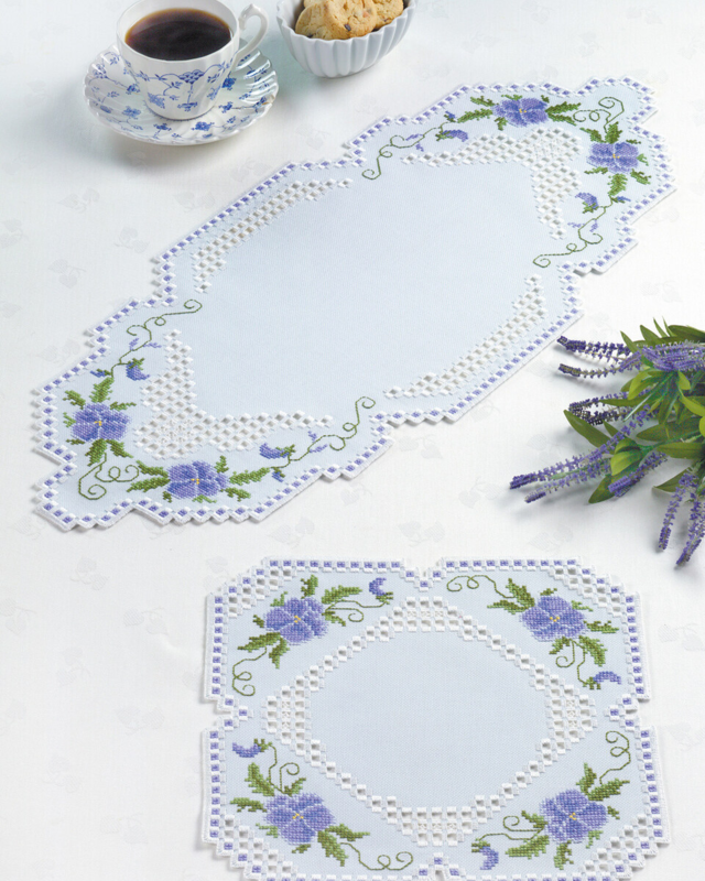 Kit de Broderie Hardanger 28x28 cm