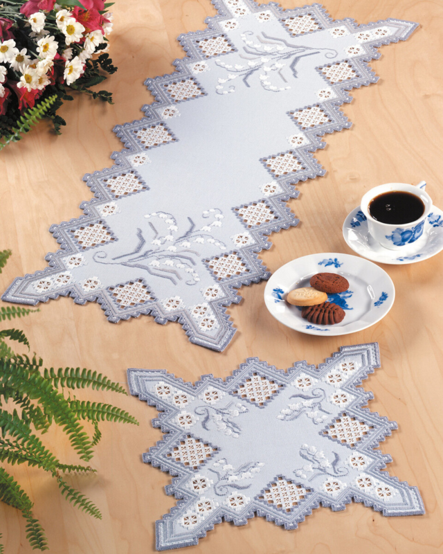 Kit de broderie Hardanger 29 x 29 cm