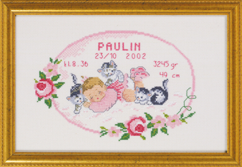 Kit de Broderie Bébé Paulin 29 x 19 cm R5425/82