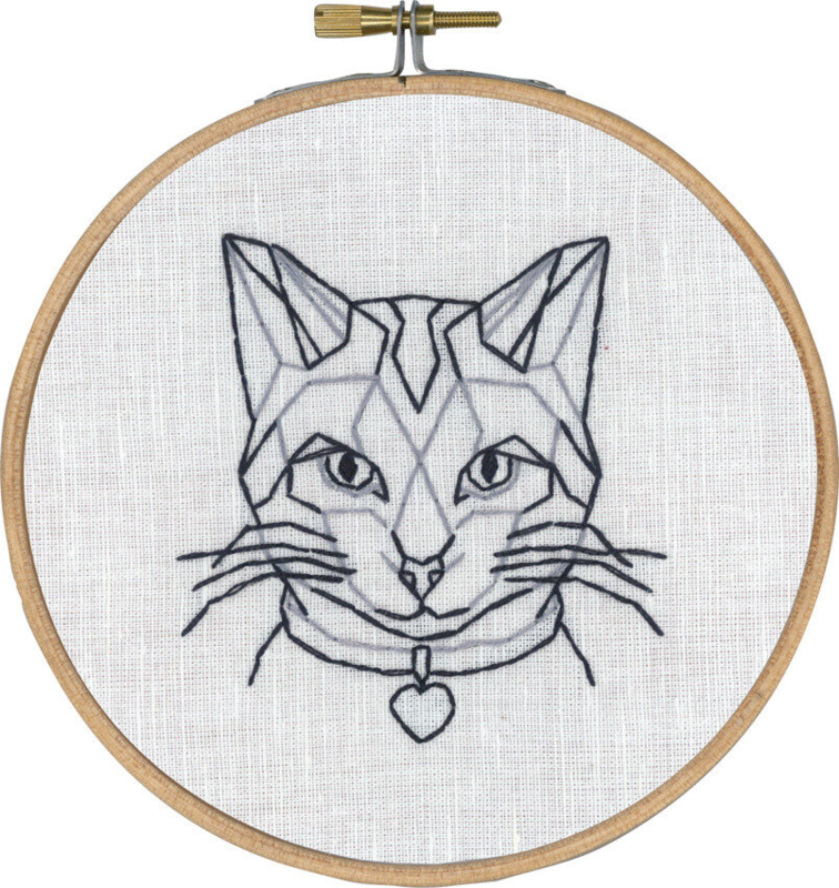 Kit de broderie Chat en ligne m/5810/13