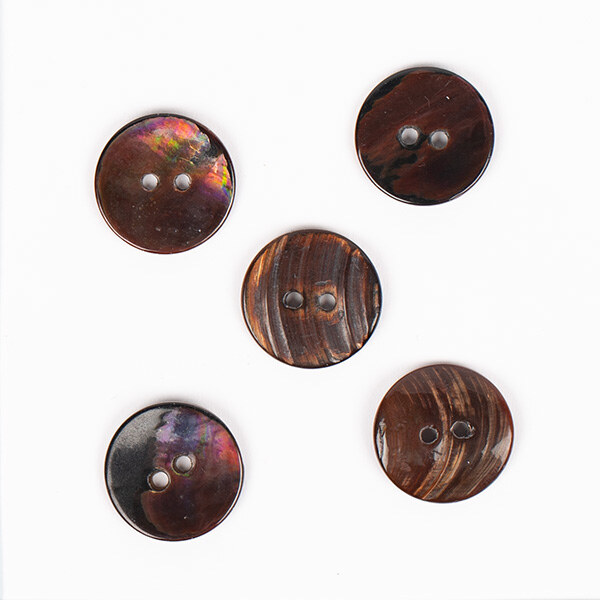 DROPS Arched (Brown), Bouton, 18 mm (n° 818)