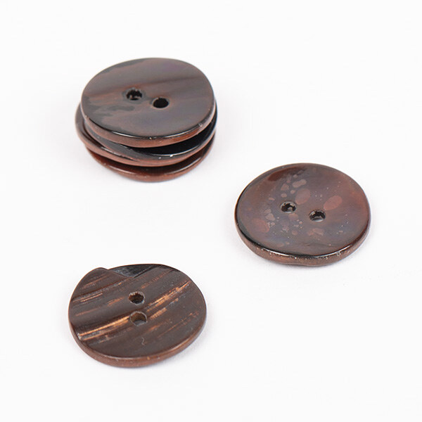 DROPS Arched (Brown), Bouton, 18 mm (n° 818)