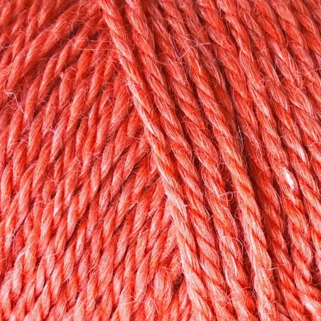 Onion No.4 Organic Wool+Nettles 840 Rouge corail