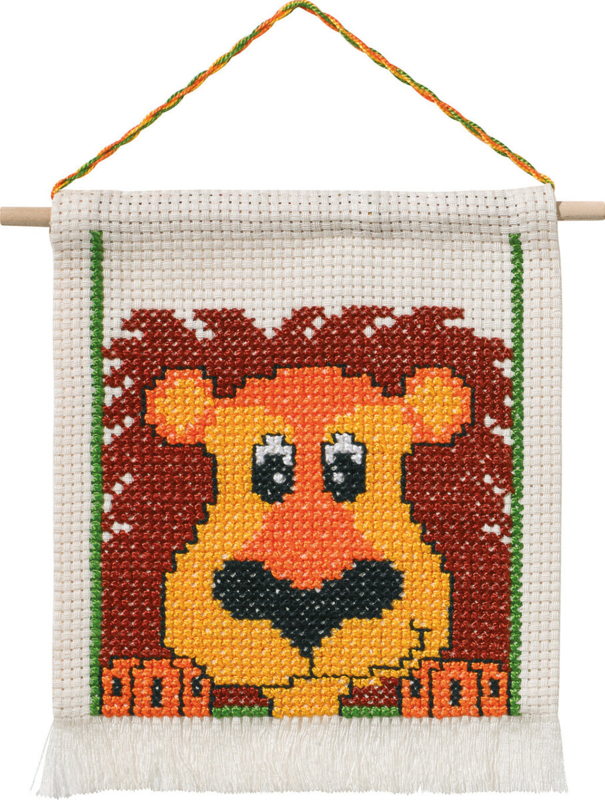 Kit de Broderie MFK Lion M5119/18 16x18cm