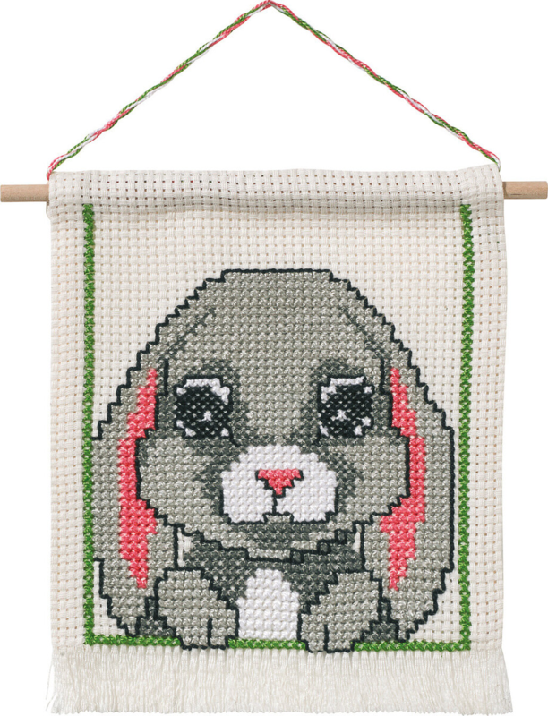 Kit de Broderie MFK Lapin M 5119/18 16 x 18 cm