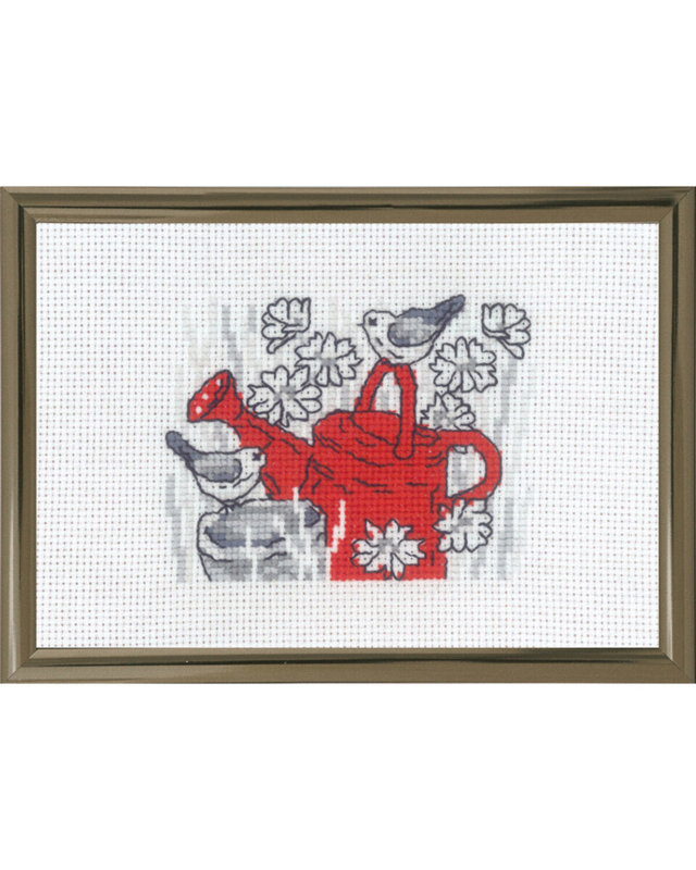 Kit de Broderie Arrosoir R5794 10 x 15 cm