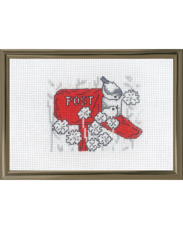 Kit de broderie Boîte aux lettres R5794 10 x 15 cm