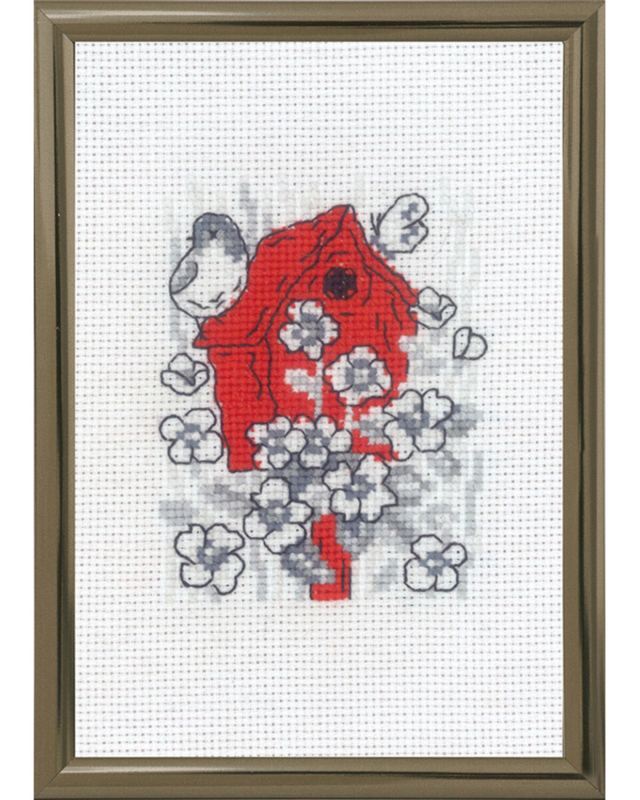 Kit de Broderie Nichoir R5794 10 x 15 cm