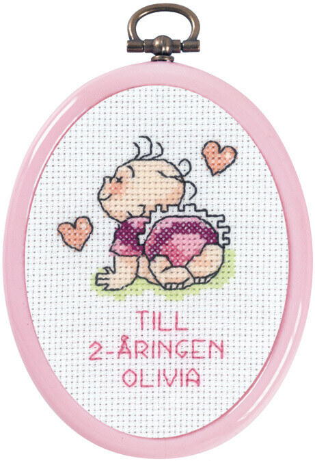 Kit de broderie Olivia 2 avec R5961/02 7x9 cm