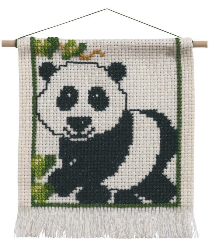Kit de broderie MFK Panda 16 x 18 cm m/5119/18