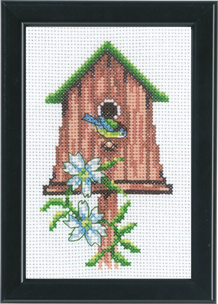 Kit de broderie Nichoirs 9 x 14 cm
