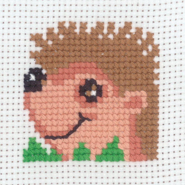 Kit de broderie Hérisson 8 x 8 cm