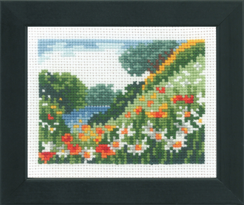 Kit de Broderie Marguerite 10 x 8 cm R5493