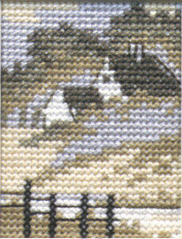 Kit de broderie Maison 5 x 6,5 cm
