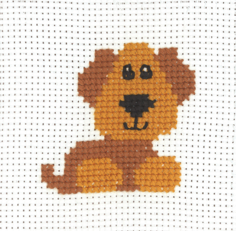 Kit de broderie MFK Chien 8 x 8 cm