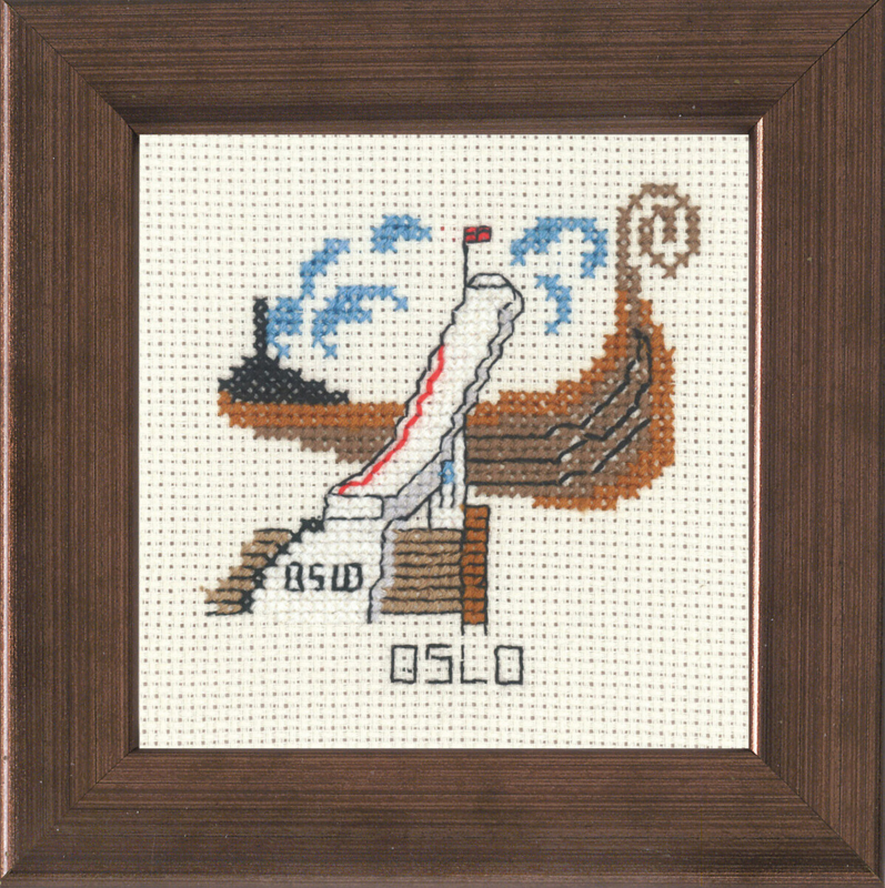 Kit de broderie Oslo 10 x 10 cm R5370