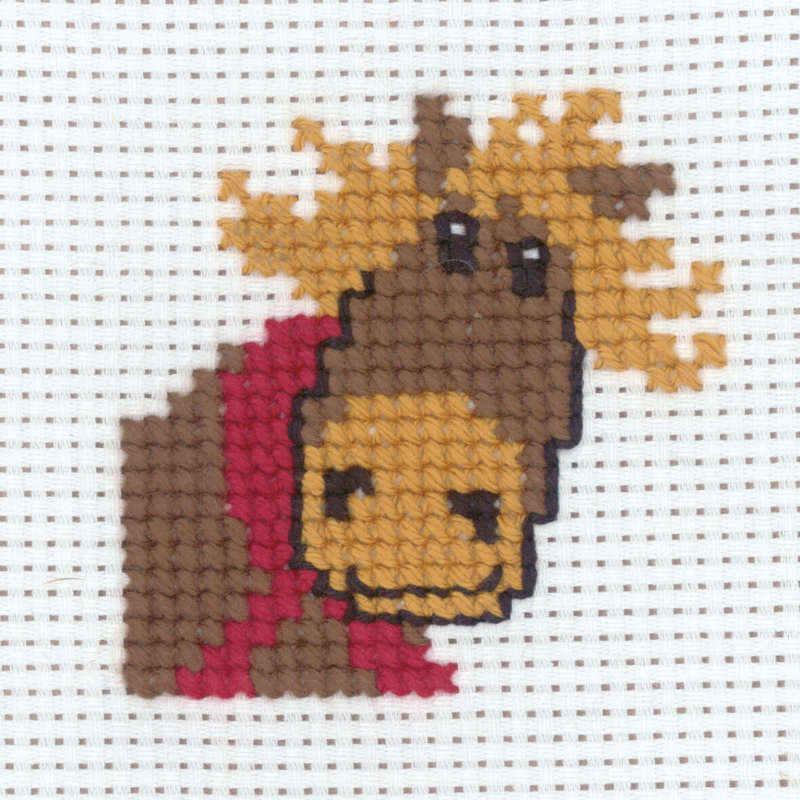 Kit de Broderie Cheval 8 x 8 cm