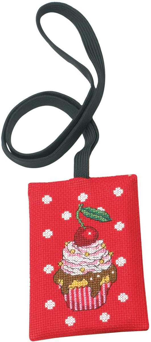 Kit de Broderie Cupcakes 8 x 13 cm