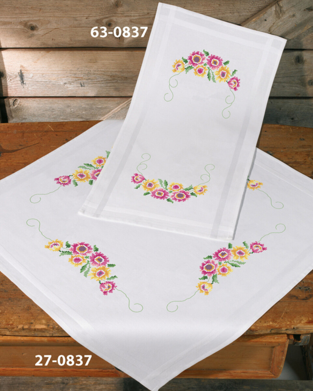 Kit de broderie African Marguerite 80 x 80 cm