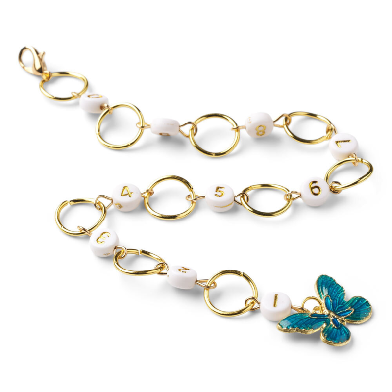 LindeHobby Compteur de Rangs, Turquoise, Chiffres 0–9