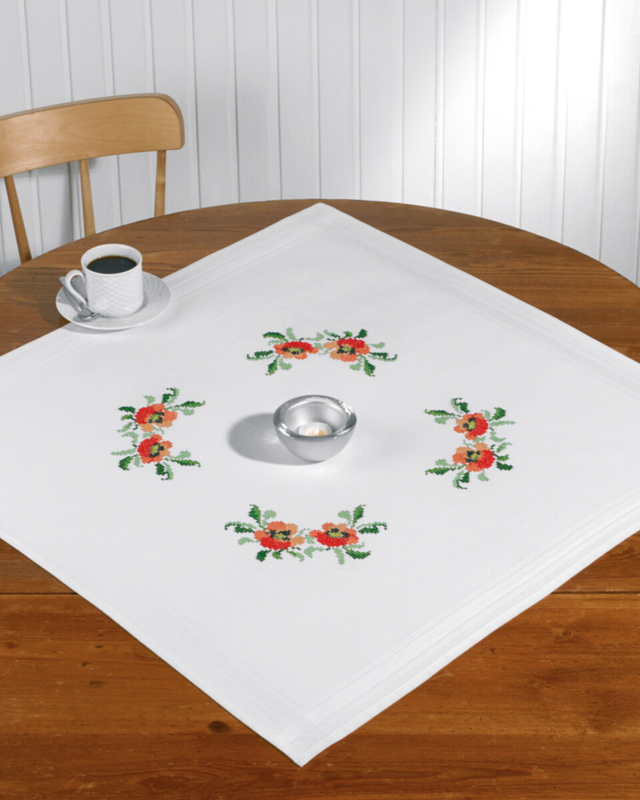 Kit de Broderie Coquelicots XXX 80 x 80 cm