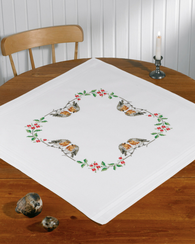 Kit de broderie Oiseaux 80 x 80 cm