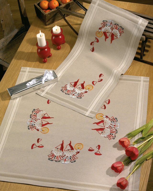 Kit de broderie Lutin avec paquets 80 x 80 cm