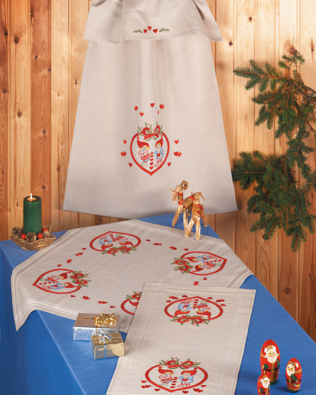 Kit de broderie Lutin dans un cœur