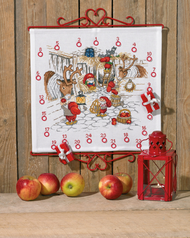 Kit de broderie Étable de Noël B5125/40 40 x 38 cm