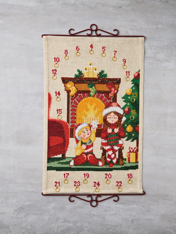 Kit de Broderie Enfants près de la Cheminée 5135/40 40 x 62 cm