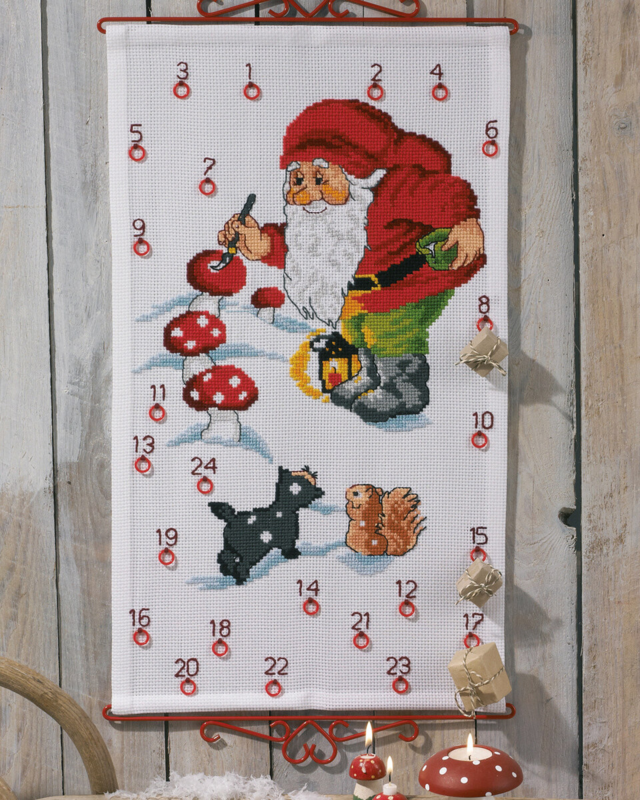 Kit de broderie Peinture de Noël B5125/38 38 x 65 cm