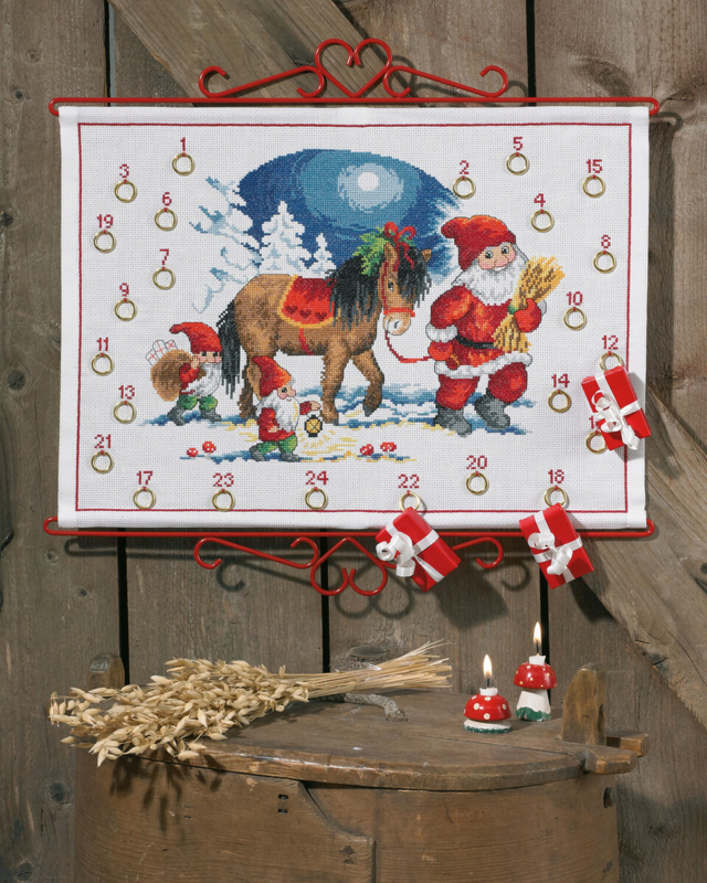 Kit de broderie Lutin et cheval 5125/48 48 x 35 cm