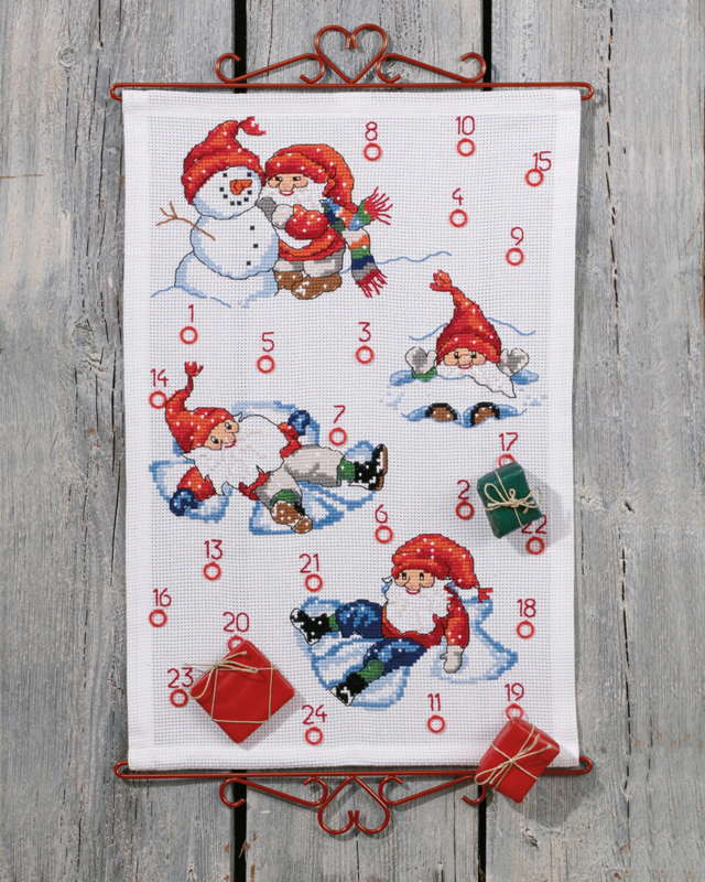 Kit de broderie Jeu dans la neige B5135/40 40 x 60 cm